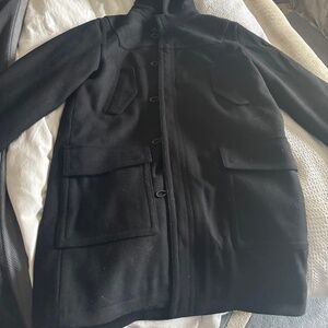 New banana republic man coat with hooded